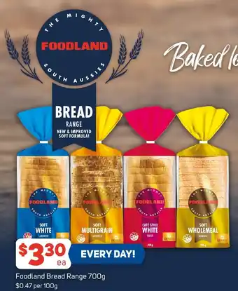 Foodland Foodland Bread Range 700g offer