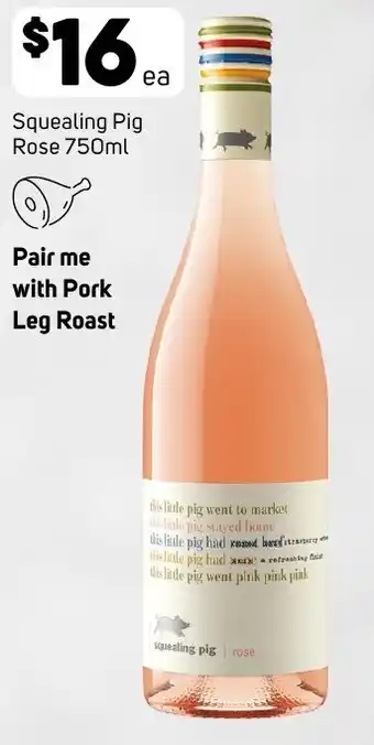 Foodland squealing pig rose offer