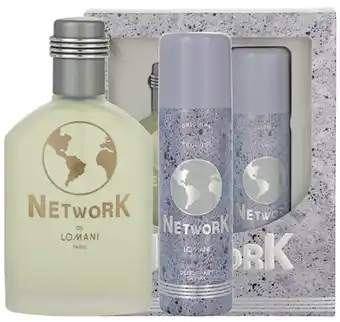 Lomani network 100ml edt 2 piece set