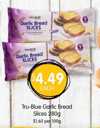 Spudshed Tru-Blue Garlic Bread Slices 280g offer