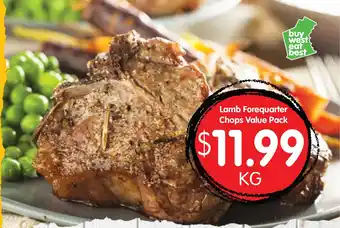 Spudshed Lamb Forequarter Chops Value Pack offer