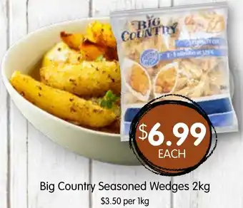 Spudshed Big Country Seasoned Wedges 2kg offer