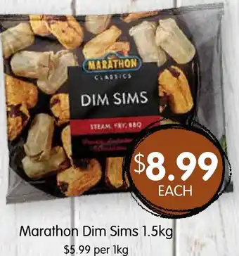 Marathon Dim Sims 1.5kg