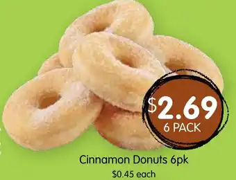 Cinnamon Donuts 6pk
