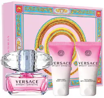 Versace bright crystal 50ml edt 3 piece set
