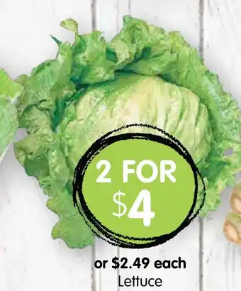 Spudshed Lettuce offer