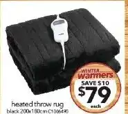 Cheap as Chips heated throw rug offer