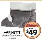 Cheap as Chips -PRINETTI electric foot warmer offer