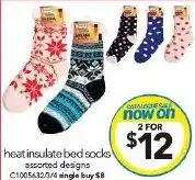 Cheap as Chips heat insulate bed socks offer