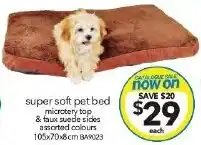 Cheap as Chips super soft pet bed offer