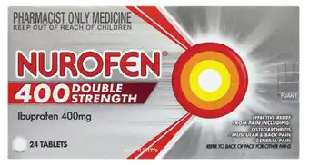 ePharmacy Nurofen 400 double strength 24 tablets offer