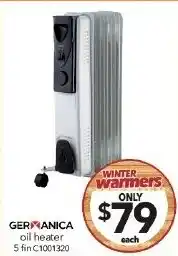 Cheap as Chips GERMANICA oil heater offer