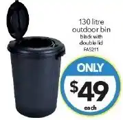 Cheap as Chips outdoor bin offer