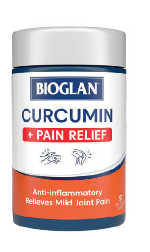 ePharmacy Bioglan curcumin + pain relief 50 tablets offer