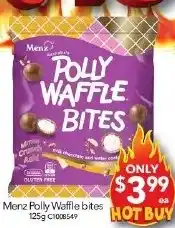 Cheap as Chips Menz Polly Waffle bites offer