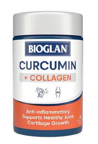 ePharmacy Bioglan curcumin + collagen 60 tablets offer