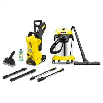 Mitre 10 Karcher K3 Power Control Pressure Washer & WD3S Bundle offer