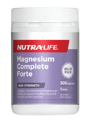 ePharmacy Nutra-life magnesium complete forte 300 capsules offer