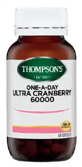 ePharmacy Thompson’s one-a-day ultra cranberry 60000 60 capsules offer