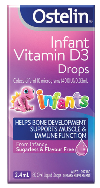 Ostelin infant vitamin d3 drops 2.4ml