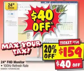 JB Hi-Fi 24" FHD Monitor offer