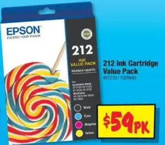 JB Hi-Fi 212 Ink Cartridge Value Pack offer