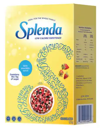 Splenda granulated sweetener 120g