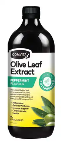 ePharmacy Comvita olive leaf extract peppermint 1 litre offer