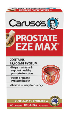 ePharmacy Caruso’s prostate eze max 60 capsules offer