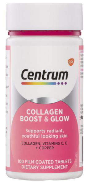 ePharmacy Centrum collagen boost & glow 100 tablets offer