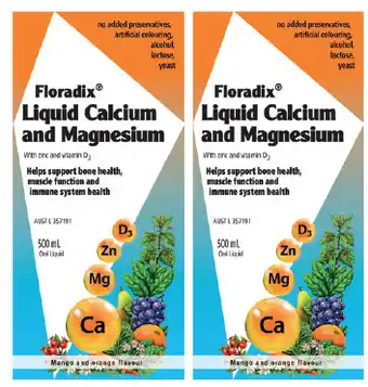 Floradix liquid calcium and magnesium 500ml oral liquid