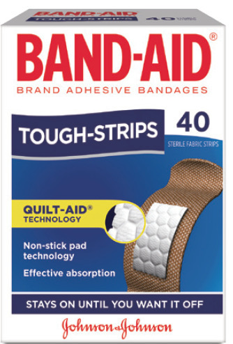 Band-aid tough-strips 40 pack