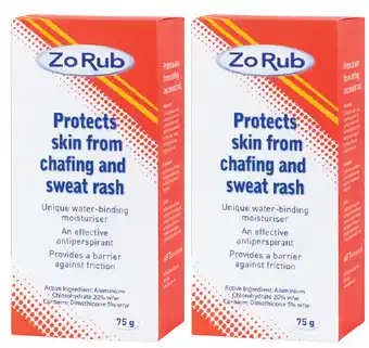 Zo rub anti chafing cream 75g