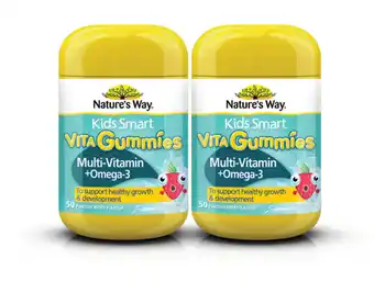 Nature’s way kids smart vita gummies multi-vitamin + omega-3 50 pastilles