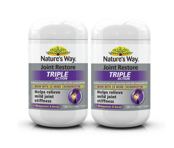 ePharmacy Nature’s way joint restore triple action 120 tablets offer