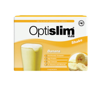 ePharmacy Optislim vlcd meal replacement shake banana 21x43g sachets offer