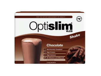 ePharmacy Optislim vlcd meal replacement shake chocolate 21x43g sachets offer