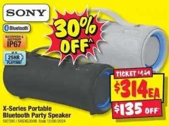 JB Hi-Fi X-Series Portable Bluetooth Party Speaker offer