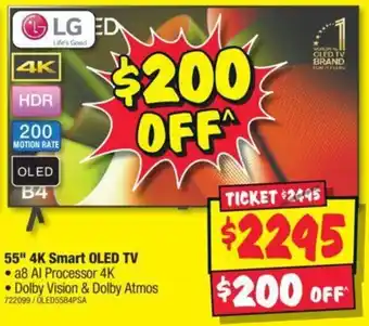 JB Hi-Fi 55" 4K Smart OLED TV offer