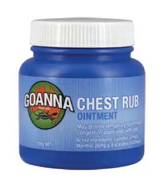 ePharmacy Goanna chest rub 100g offer