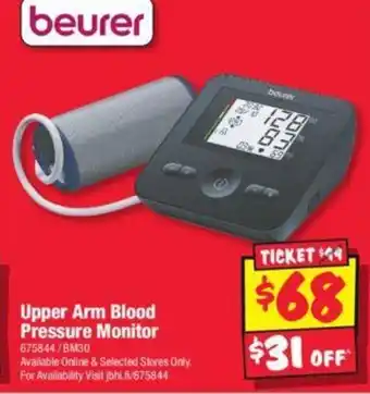 JB Hi-Fi Upper Arm Blood Pressure Monitor offer