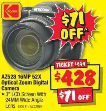 JB Hi-Fi AZ528 16MP 52X Optical Zoom Digital Camera offer