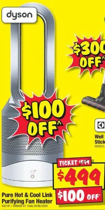 JB Hi-Fi Pure Hot & Cool Link Purifying Fan Heater offer