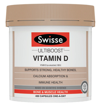ePharmacy Swisse ultiboost vitamin d 400 capsules offer