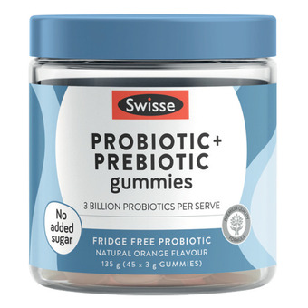 ePharmacy Swisse probiotic + prebiotic 45 gummies offer