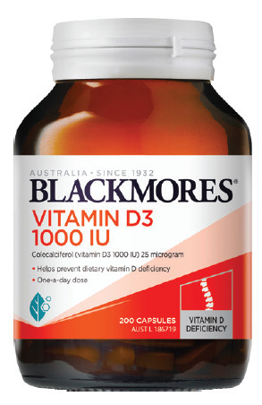ePharmacy Blackmores vitamin d3 1000 iu 200 capsules offer