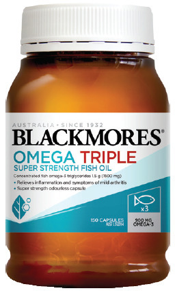 ePharmacy Blackmores omega triple super strength fish oil 150 capsules offer