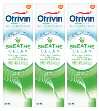 ePharmacy Otrivin breathe clean 100ml offer