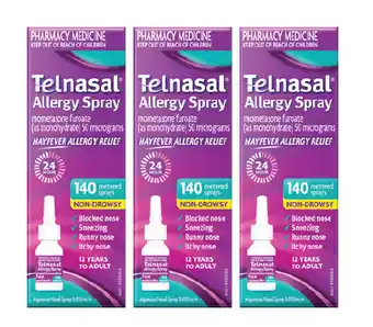 ePharmacy Telnasal allergy spray 140 sprays offer