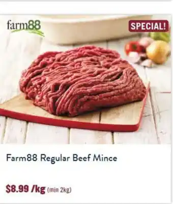 Tasman Butchers Farm88 Regular Beef Mince offer